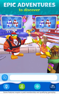 Screenshot of the application Club Penguin Island - #3