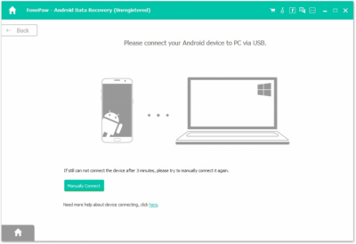Screenshot of the application Android Data Recovery - #2
