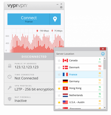 Screenshot of the application VyprVPN - #2