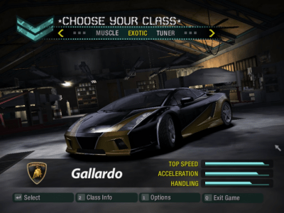 Screenshot of the application Need for Speed: Carbon - #1