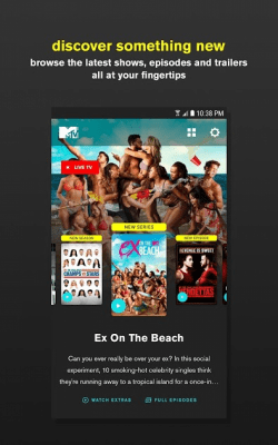 Screenshot of the application MTV - #3