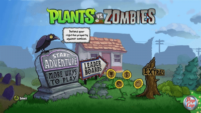 Screenshot of the application Plants vs. Zombies - #2