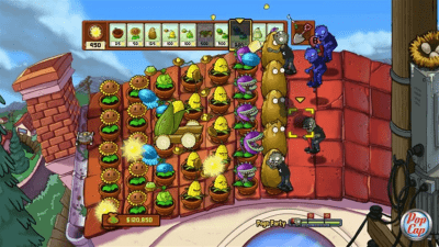 Screenshot of the application Plants vs. Zombies - #3
