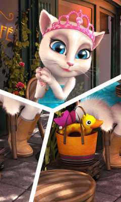 Screenshot of the application Talking Angela - #3