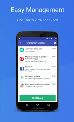 Screenshot of the application Smart notification cleaner - #3