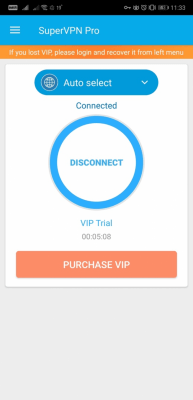 Screenshot of the application SuperVPN Pro - #4