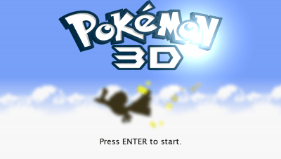 Screenshot of the application Pokemon 3D - #1