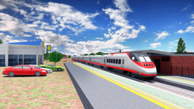 Screenshot of the application Train Games Free Train Driving - #10
