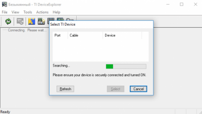 Screenshot of the application TI Connect - #4
