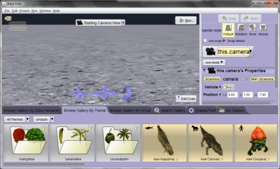 Screenshot of the application Alice - #4