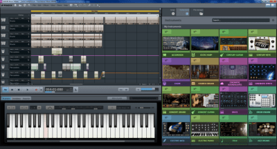 Screenshot of the application MAGIX Music Maker - #1