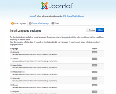 Screenshot of the application Joomla - #6