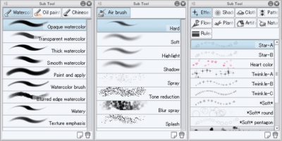 Screenshot of the application Clip Studio Paint - #5