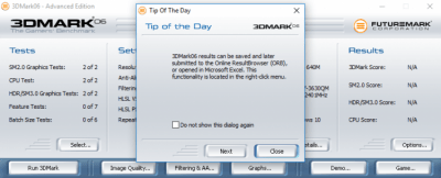 Screenshot of the application 3DMark06 - #4
