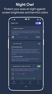 Screenshot of the application Night Owl - #2
