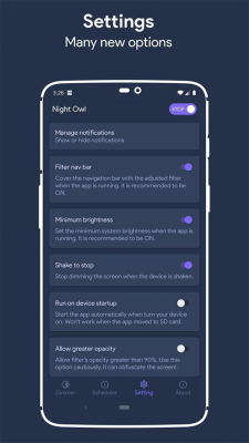 Screenshot of the application Night Owl - #5