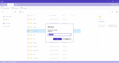 Screenshot of the application 9ZIP - #7