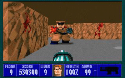 Screenshot of the application Wolfenstein 3D - #3