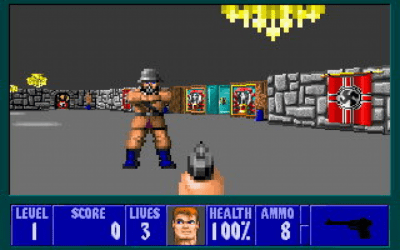 Screenshot of the application Wolfenstein 3D - #4