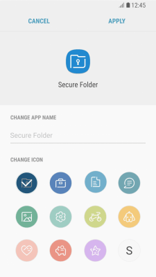 Screenshot of the application Secure Folder - #4