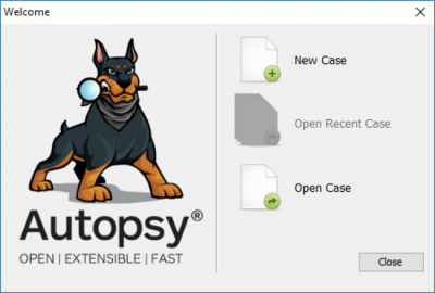 Screenshot of the application Autopsy - #3