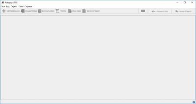 Screenshot of the application Autopsy - #5