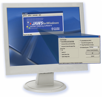 Screenshot of the application JAWS - #1