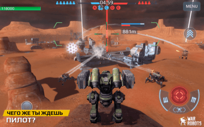 Screenshot of the application War Robots On PC - #6