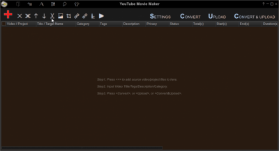 Screenshot of the application YouTube Movie Maker - #4