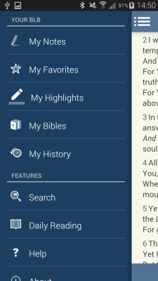 Screenshot of the application Blue Letter Bible - #2