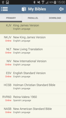 Screenshot of the application Blue Letter Bible - #5