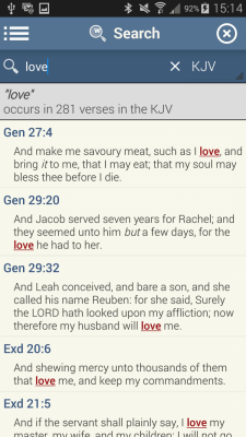 Screenshot of the application Blue Letter Bible - #6