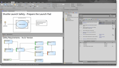 Screenshot of the application Enterprise Architect - #1