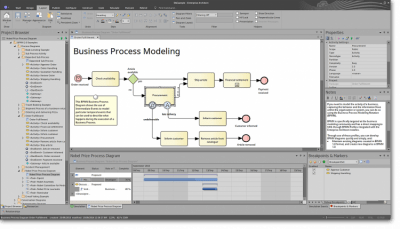 Screenshot of the application Enterprise Architect - #3