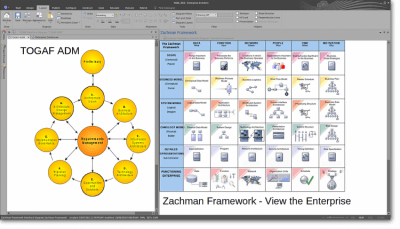 Screenshot of the application Enterprise Architect - #4