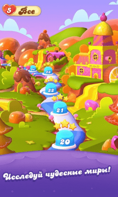 Screenshot of the application Candy Crush Friends Saga - #5