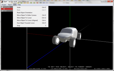 Screenshot of the application 3D Rad - #4