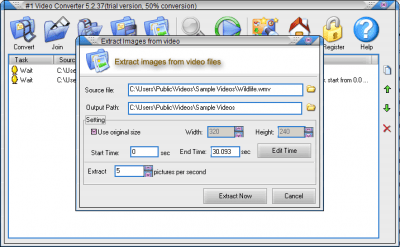 Screenshot of the application 1 Video Converter - #1