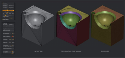 Screenshot of the application ZBrush - #2