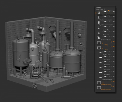 Screenshot of the application ZBrush - #4