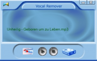 Screenshot of the application YoGen Vocal Remover - #2
