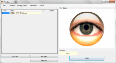 Screenshot of the application AbelCam - #1