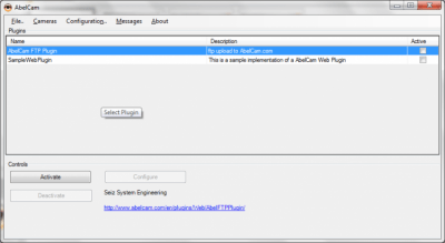 Screenshot of the application AbelCam - #5