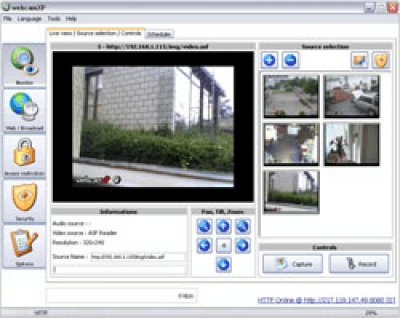 Screenshot of the application webcamXP - #1