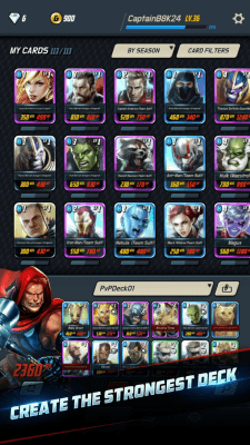 Screenshot of the application Marvel Battle Lines On PC - #2