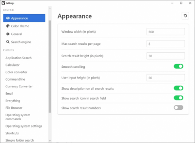 Screenshot of the application Ueli - #5