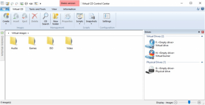 Screenshot of the application Virtual CD - #2