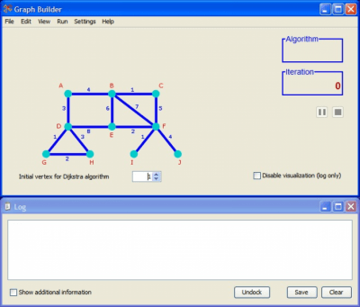 Screenshot of the application GraphBuilder - #1