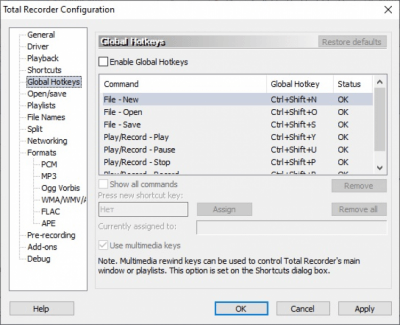 Screenshot of the application Total Recorder Pro - #3
