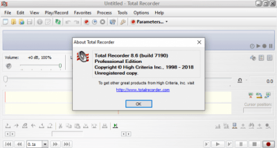Screenshot of the application Total Recorder Pro - #5